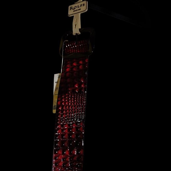 Rolfs Belt, Size Large, Red - Picture 1 of 2